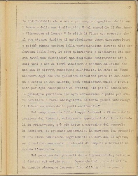 Il plebiscito di Fiume XXX ottobre 1918